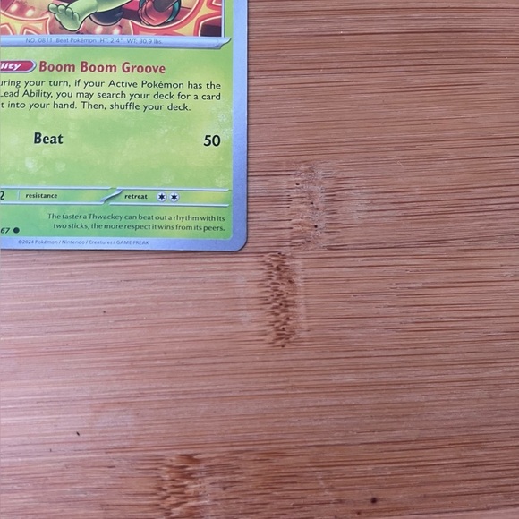 Thwackey Pokémon Card Sv 06 Twilight Masquerade Common Card - Picture 8 of 14